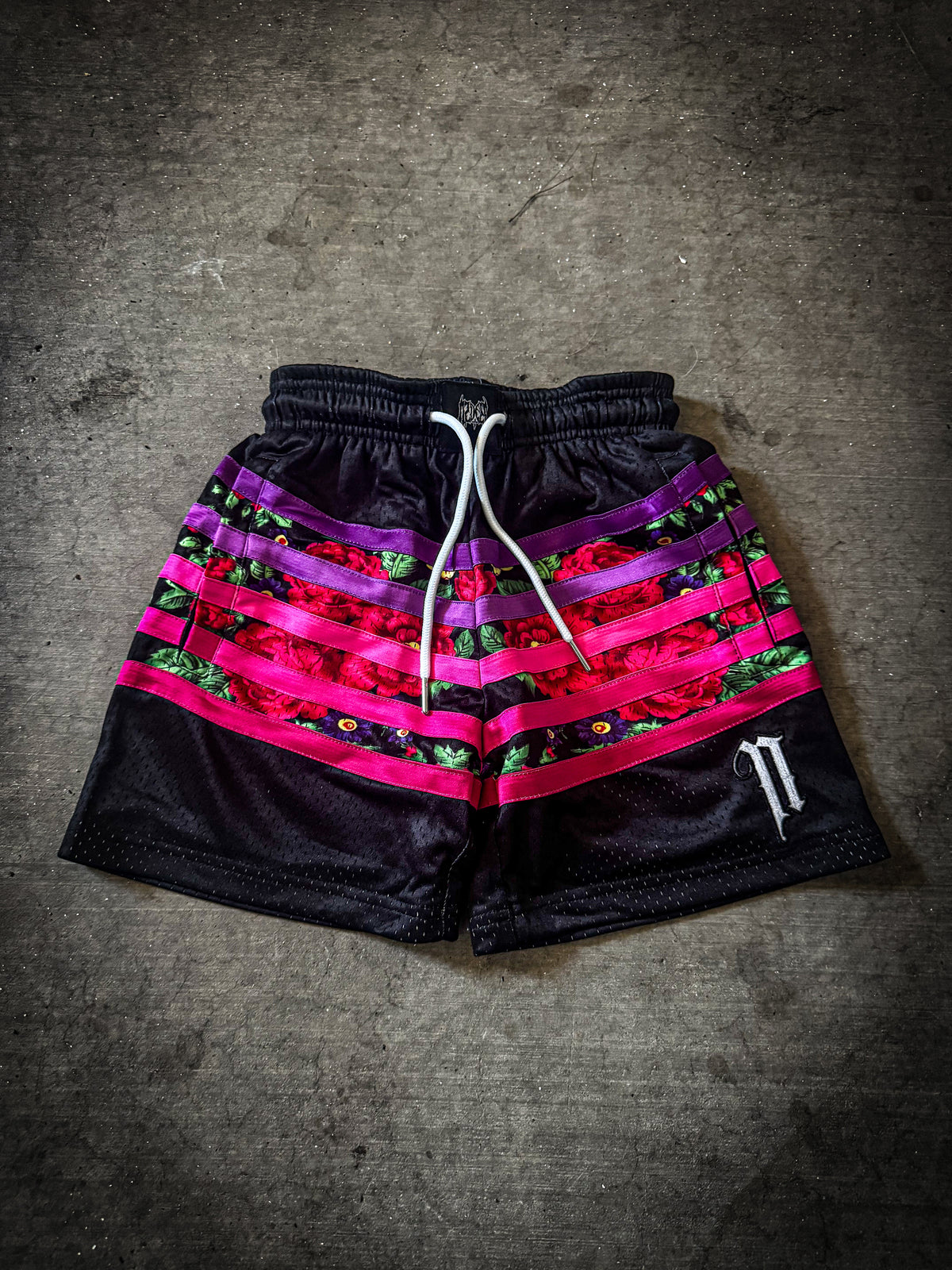 Youth Floral Ribbon Shorts