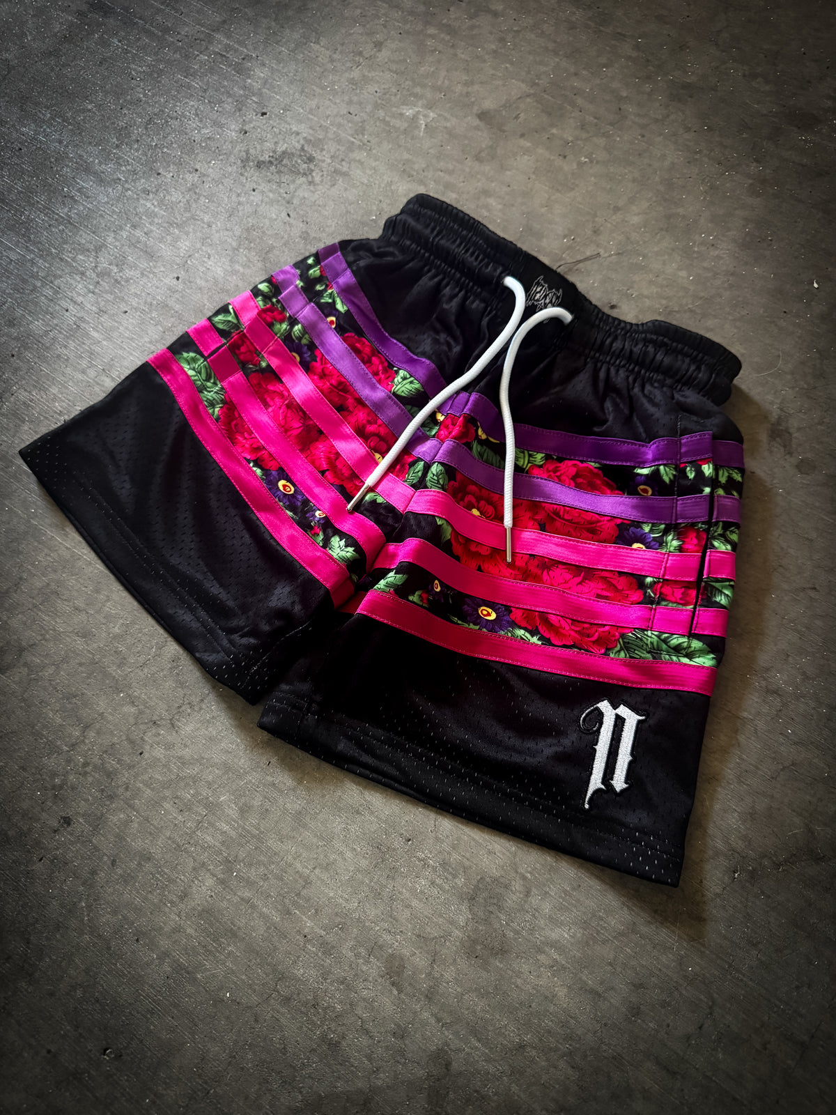 Youth Floral Ribbon Shorts