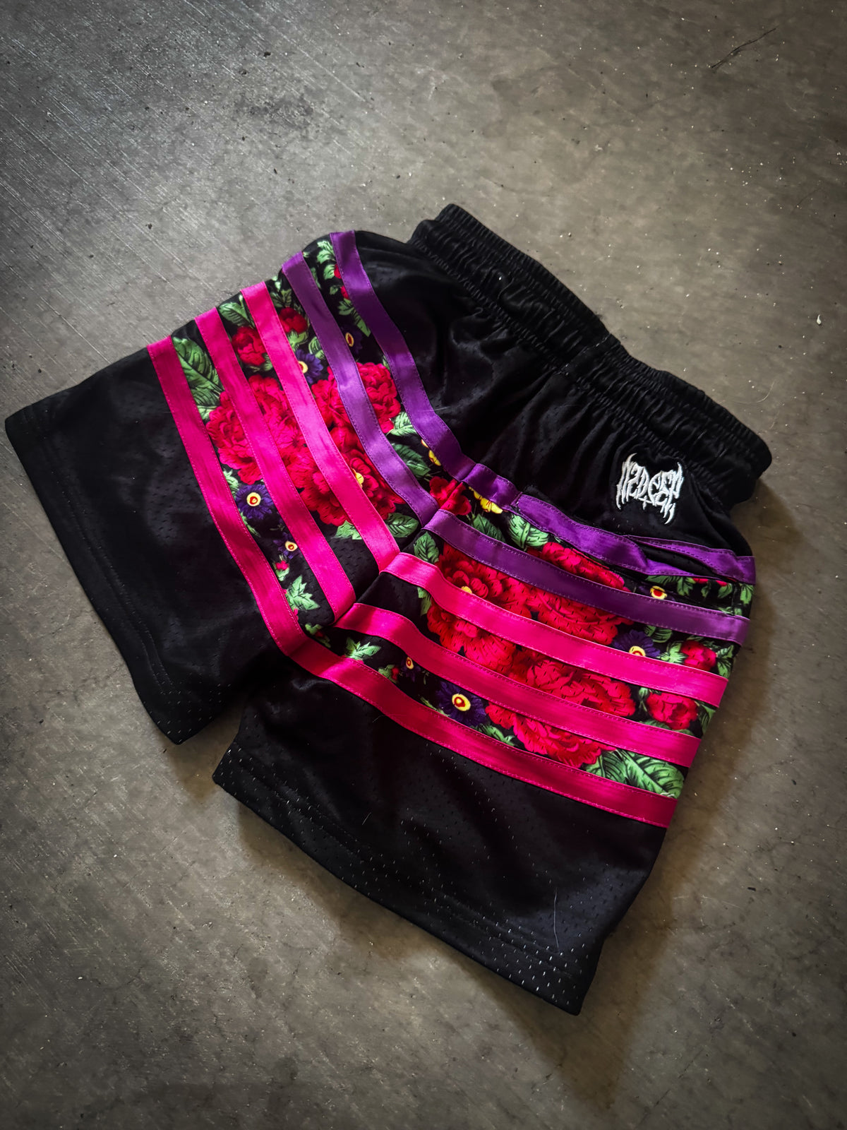 Youth Floral Ribbon Shorts